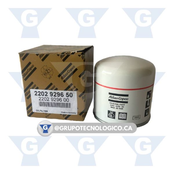FILTROS DE ACEITE ATLAS COPCONP 2202 9296 50